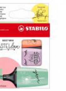 Zakreślacz Boss mini pastellove 3 kol. STABILO