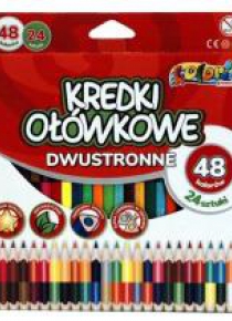 Kredki Premium Kolori dwustronne 48 kolor. PENMATE
