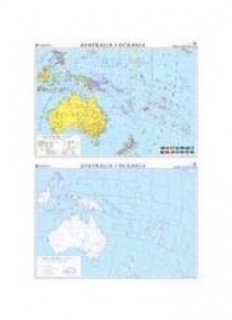 Mapa - Australia i Oceania.Polityczna NE