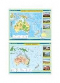 Mapa - Australia. Ukszt. powierzchni / Krajobrazy