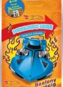 Pokoloruj mnie. Szalony wyścig. Hot Wheels.