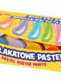 Farby plakatowe pastelowe 12 kolorów 20ml ASTRA