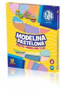 Modelina pastelowa 12 kolorów ASTRA