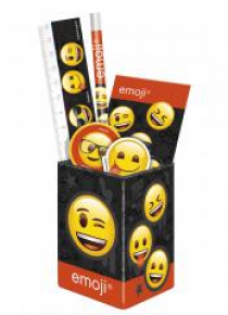 Zestaw przyborów szkolnych Emoji 10 DERFORM
