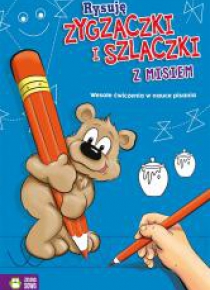 Rysuję zygzaczki i szlaczki z misiem