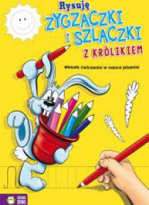 Rysuję zygzaczki i szlaczki z królikiem