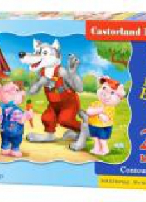 Puzzle 20 maxi - Three Little Pigs CASTOR