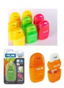 Gumko-temperówka Capsula Fluo blister MILAN