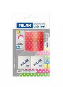 Temperówka Duet róż+ 2 gumki blister MILAN