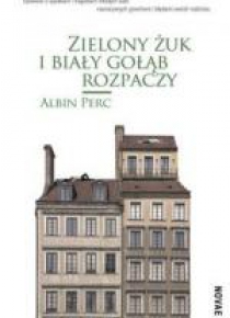 Zielony żuk i biały gołąb rozpaczy