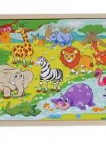 Układanka puzzle dzikie zwierzęta