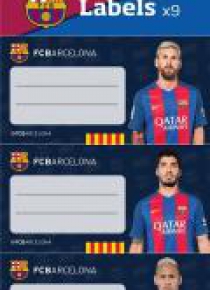 Naklejki na zeszyt FC Barcelona 9/1 STREET