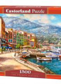 Puzzle 1500 Riviera Francuska CASTOR