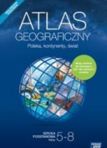 Atlas geograficzny SP Polska, kontynenty, świat NE