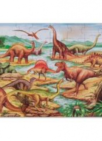 Puzzle podłogowe Dinozaury