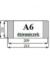 Okładka dzienniczek A6 (25szt) D&D