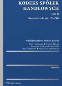 Kodeks spółek handlowych. Komentarz T.2