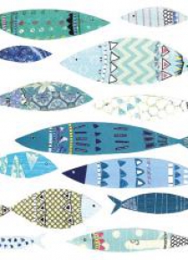 Karnet kwadrat z kopertą Blue Shoal
