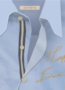 Karnet kwadrat z kopertą Urodziny Birthday Shirt