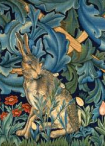 Karnet 17x14cm z kopertą The Hare from The Forest