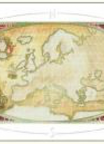 Karnet 12x23 G06 42A 320 + koperta Mapa Europy