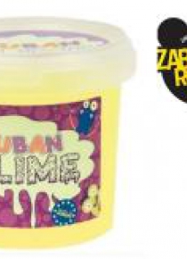 Slime brokat neon żółty 1kg TUBAN
