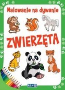 Malowanie na dywanie. Zwierzęta