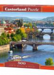 Puzzle 500 View of Bridges in Prague CASTOR
