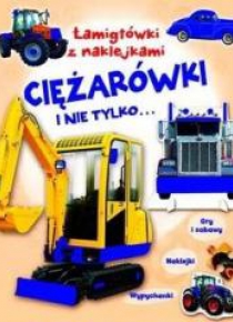 Łamigłówki z naklejkami Ciężarówki i nie tylko...
