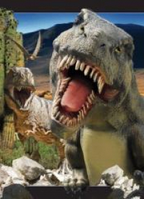 Pocztówka 3D Dinozaur