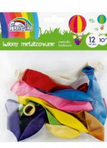 Balony Metal 10' mix 12 sztuk FIORELLO