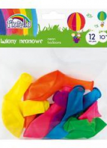 Balony Neon 10' mix 12 sztuk FIORELLO