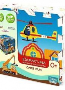Edukacyjna Układanka- puzzlopianka 5w1 Cars TREFL