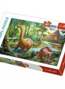 Puzzle 60 Wędrówka dinozaurów TREFL