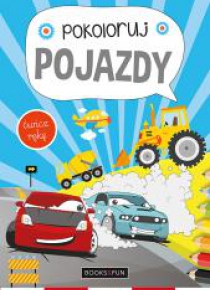Pojazdy. Pokoloruj