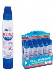 Klej w płynie dwustronny 34ml (12szt) AMOS