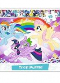 Puzzle ramkowe 15 Zabawa kucyków TREFL