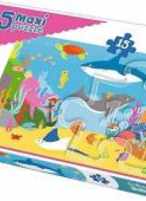 Puzzle 15 maxi Podwodny świat TREFL