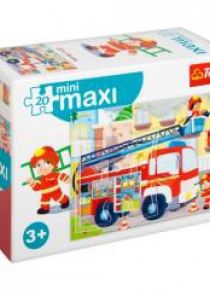Puzzle 20 miniMaxi - Wóż strażacki 4 TREFL