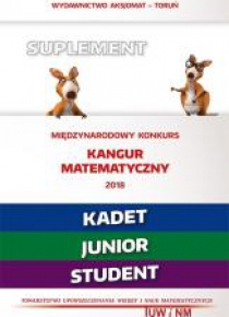 Mat. z wesołym kangurem - Suplement 2018- Kadet...