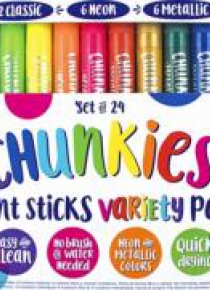 Farba w kredce Chunkies Paint Sticks 24 sztuki