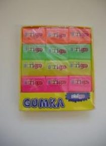Gumka neonowa (24szt) STRIGO