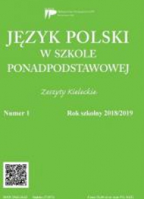 Język polski w szkole ponadpodst. nr 1 2018/2019