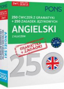 250 ćwiczeń/250 zagadek gramatyka. Angielski 2w1
