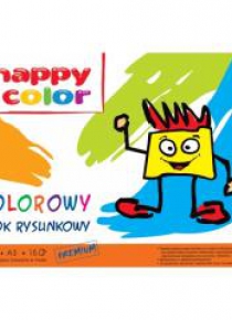 Blok rysunkowy kolor A3/15K HAPPY COLOR