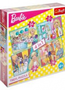 Puzzle 4w1 Kariera Barbie TREFL