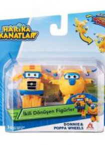 Super Wings 2-pak figurek transf. Donnie & Poppa