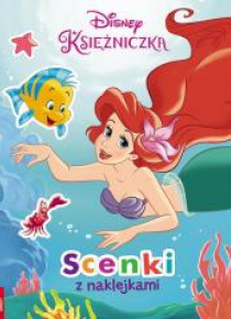 Disney Księżniczka. Scenki z naklejkami