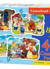 Puzzle x 4 - Classic Fairy Tales CASTOR
