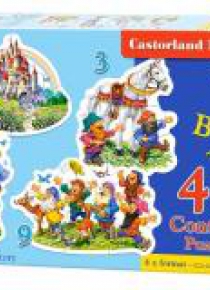 Puzzle x 4 - Snow White's Story CASTOR